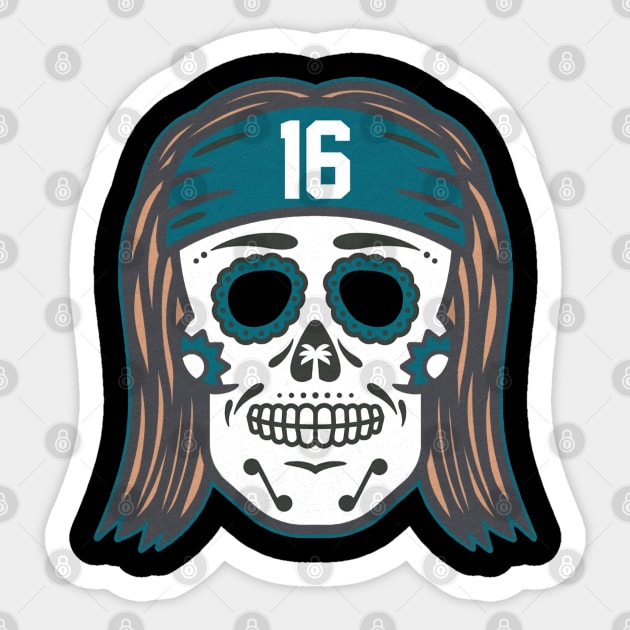 Trevor Lawrence Sugar Skull Sticker by Chunta_Design